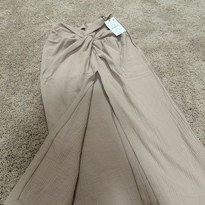 Zara high middle slit skirt